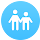 family and guests icon